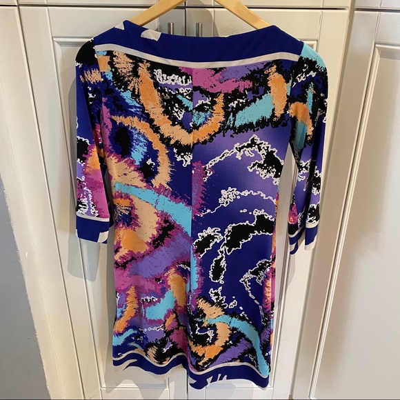 Ali Ro Abstract Print Shift Dress - Picture 2 of 4